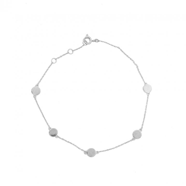 PLAIN 10K GOLD DOT BRACELET
