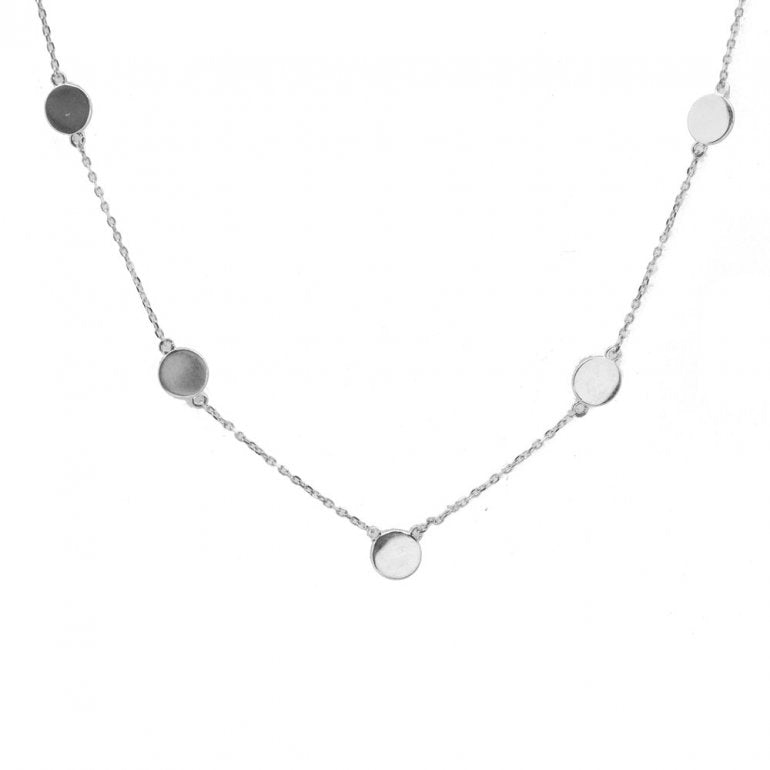 PLAIN 10K POLKA DOT NECKLACE