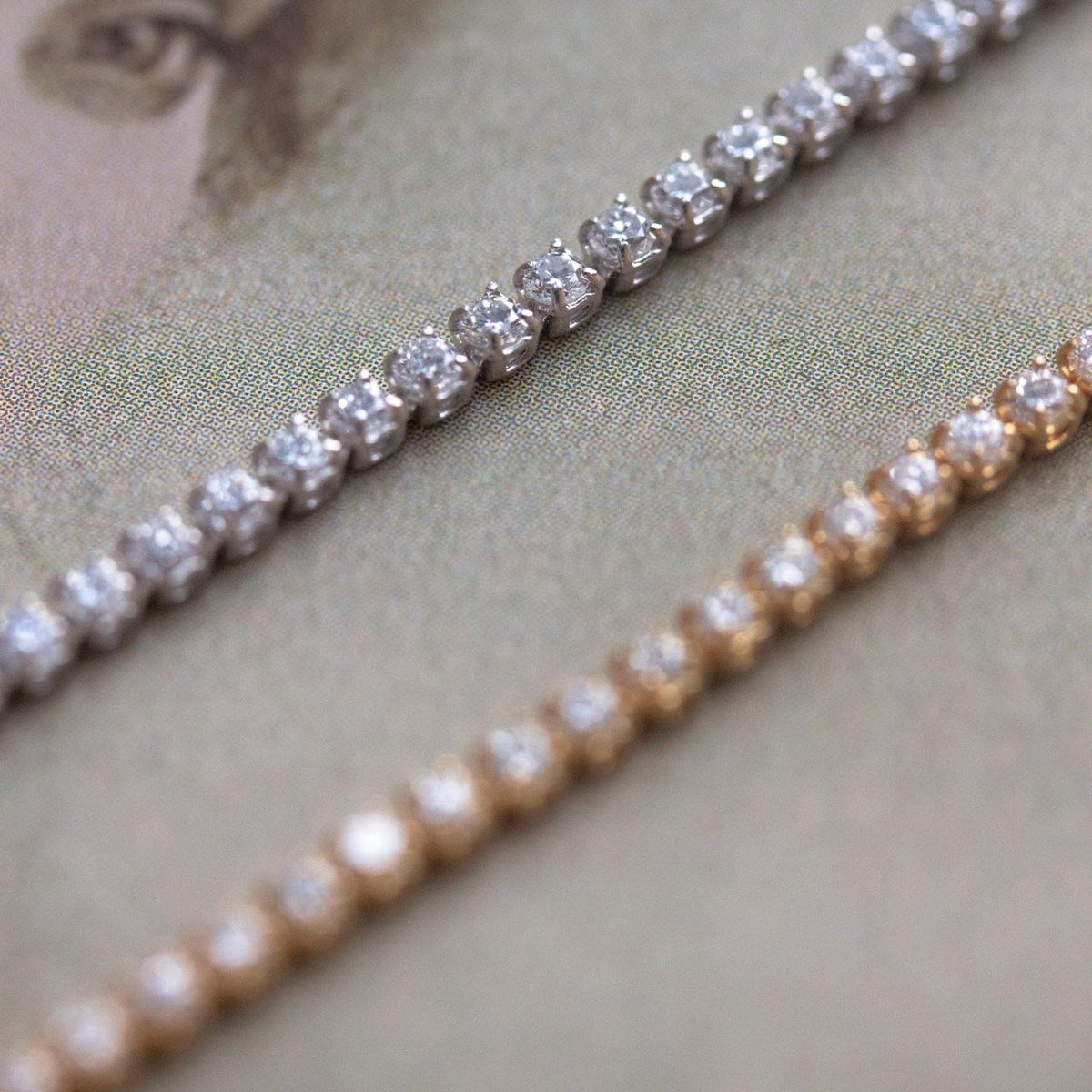 14K WHITE GOLD LAB DIAMOND TENNIS BRACELET 1.22 CT