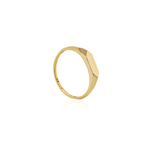 Load image into Gallery viewer, 10K YELLOW GOLD SLIM SIGNET RING
