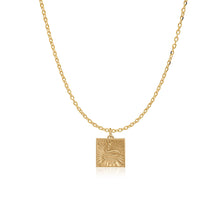 Load image into Gallery viewer, 10K YELLOW GOLD SNAKE MEDALLION NECKLACE
