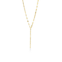 Load image into Gallery viewer, 10K YELLOW GOLD BUCKLE CHAIN LARIET NECKLACE
