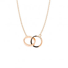 Load image into Gallery viewer, 10K GOLD SMALL INTERLOCKING RING NECKLACES
