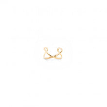 Load image into Gallery viewer, 10K YELLOW GOLD CRISS-CROSS EAR CUFF
