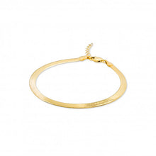 Load image into Gallery viewer, 10K YELLOW GOLD HERRINGBONE CHAIN BRACELET 3.5MM
