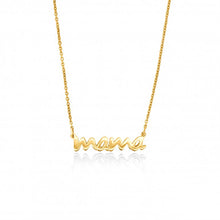 Load image into Gallery viewer, 10K YELLOW GOLD MAMA NECKLACE
