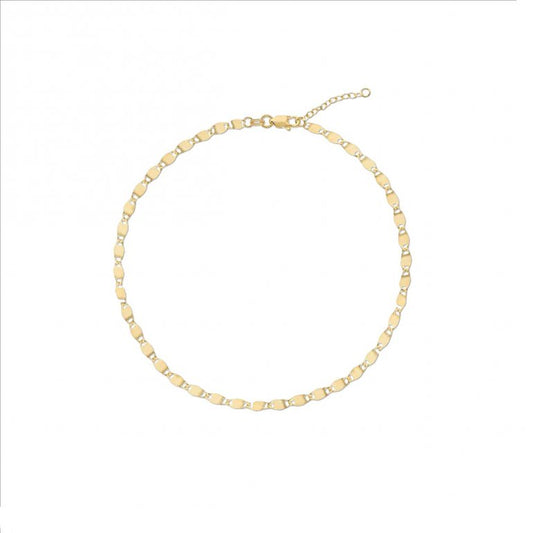 10K VALENTINO LINK CHAIN ANKLET
