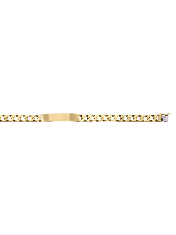 YELLOW GOLD LINK ID BRACELET