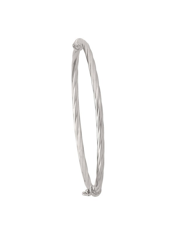 3MM GOLD TWIST BANGLE
