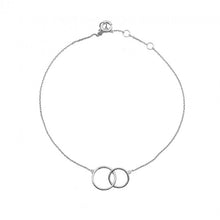 Load image into Gallery viewer, PLAIN 10K GOLD INTERLOCKED CIRCLE BRACELET
