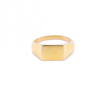 Load image into Gallery viewer, PLAIN 10K GOLD SIGNET RING
